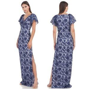 JS Collections Blue and White Mother of the bride/groom